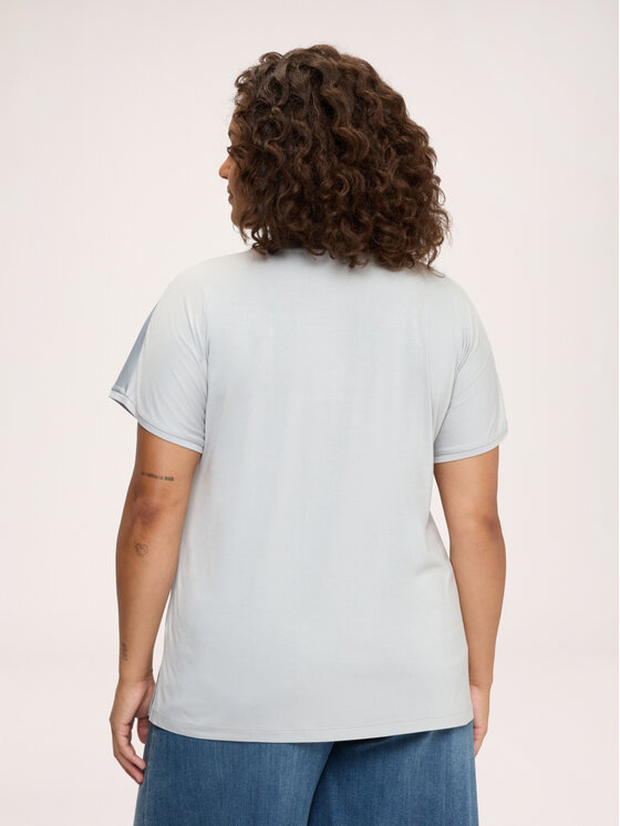 Fiorella Rubino Fiorella Rubino T-shirt G0D4L009277N003 Grigio Boxy Fit