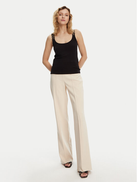 Morgan Morgan Marškinėliai 251-DOUBI Juoda Slim Fit