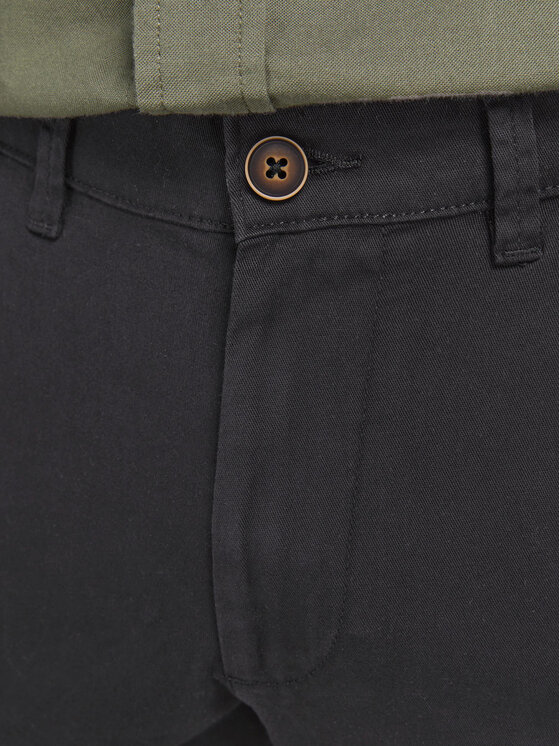 Jack&Jones Jack&Jones Spodnie materiałowe Marco Dave 12174152 Czarny Slim Fit