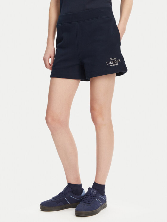 Tommy Hilfiger Tommy Hilfiger Sport rövidnadrág WW0WW45518 Sötétkék Regular Fit