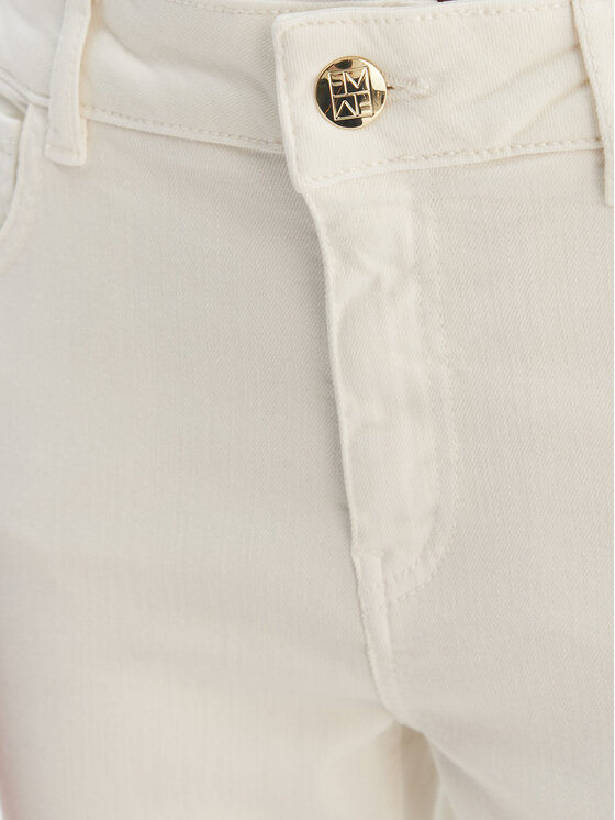 Marella Marella Παντελόνι υφασμάτινο Sfinge 2615131261 Εκρού Slim Fit