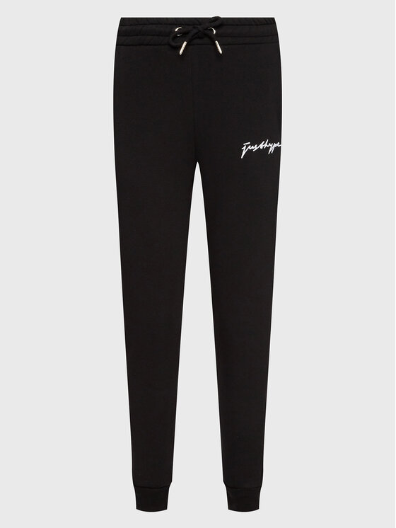 HYPE Spodnji del trenirke CORE21-079 Črna Regular Fit