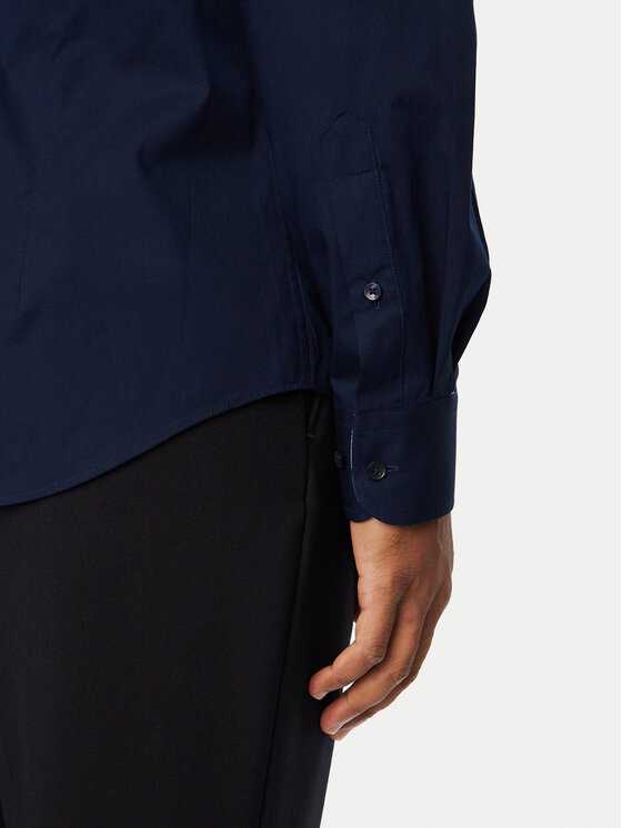 Tommy Hilfiger Tommy Hilfiger Koszula MW0MW44710 Granatowy Slim Fit