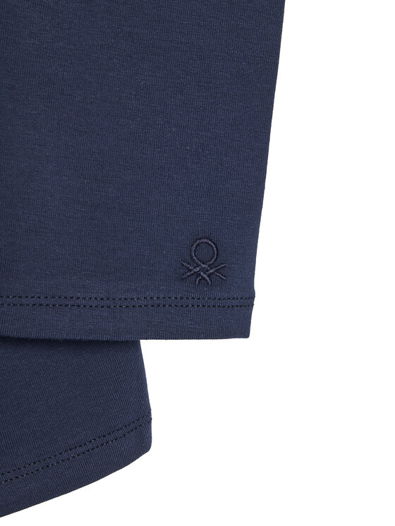 United Colors Of Benetton United Colors Of Benetton Tamprės 3MT1CF02J Tamsiai mėlyna Slim Fit
