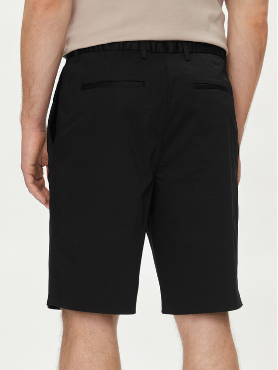 Calvin Klein Calvin Klein Szorty materiałowe Sateen K10K112831 Czarny Regular Fit