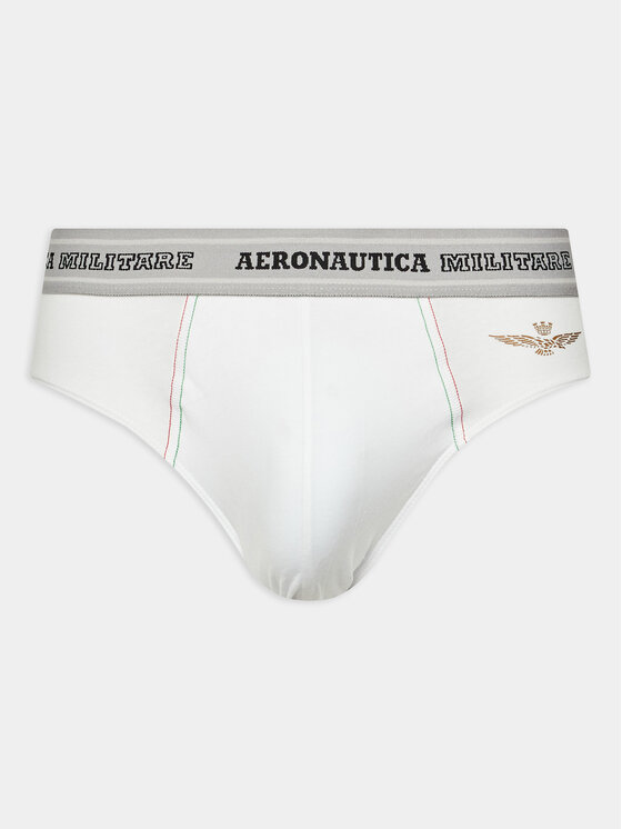 Aeronautica Militare Aeronautica Militare 2er-Set Slips AM1USL002 Weiß