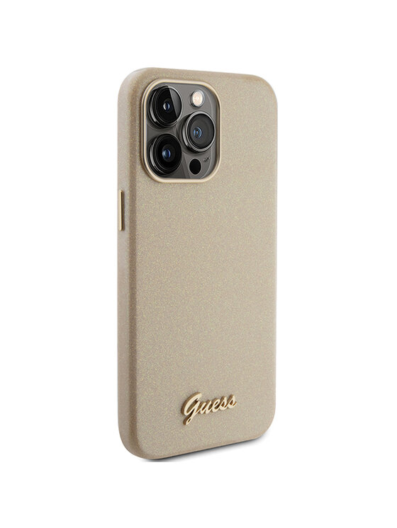 Guess Guess Etui na telefon iPhone 15 Pro Max Złoty