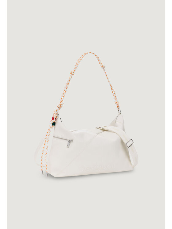 Desigual Desigual Torebka BAG_HALF LOGO LEIRI Beżowy