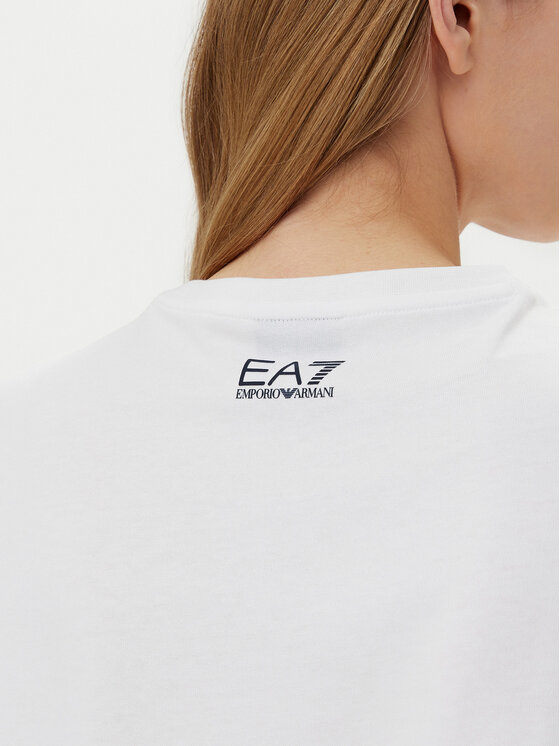 EA7 Emporio Armani EA7 Emporio Armani T-Shirt 7W000491 AF12957 U0002 Biały Regular Fit