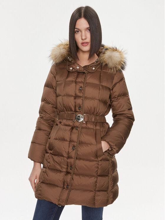 Liu Jo Liu Jo Prehodna jakna MF3061 T3130 Rjava Regular Fit