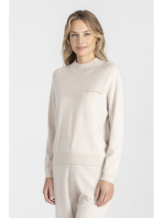 Deni Cler Milano Deni Cler Milano Sweter T-DC-S457-E5-90-12-1 Écru Regular Fit