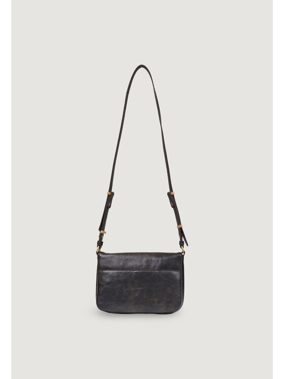 PINKO PINKO Torebka LOVE SATCHEL MINI CLOUD LEATHE Brązowy