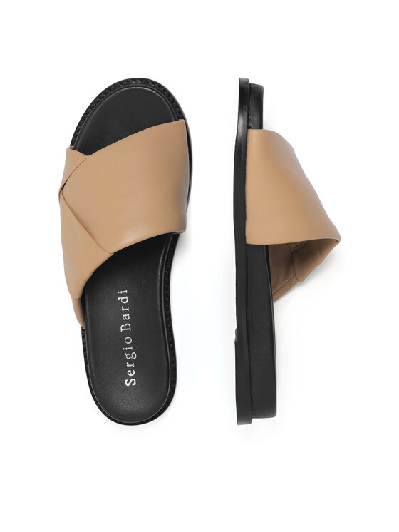Sergio Bardi Sergio Bardi Pantoletten WI29-CHV-24L-192-SB Beige