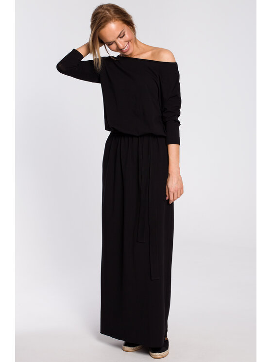Made of Emotion Made of Emotion Vestito da giorno M435 Nero Long Fit
