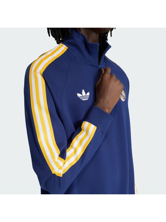 adidas adidas Bluza Real Madrid Originals Błękitny Regular Fit
