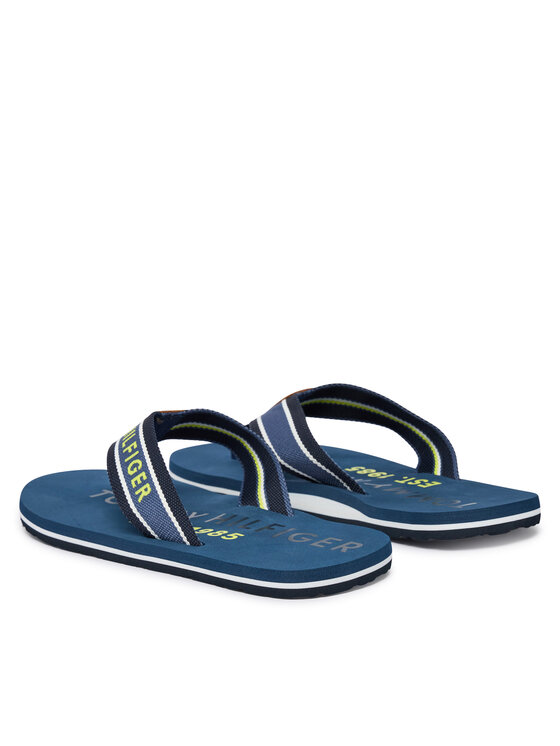 Tommy Hilfiger Tommy Hilfiger Žabky Sporty Hilfiger Beach Sandal FM0FM05805 Modrá