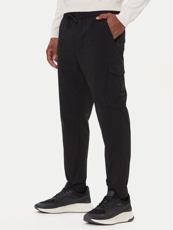 BOSS BOSS Штани з тканини T_Commuter 50534303 Зелений Slim Fit