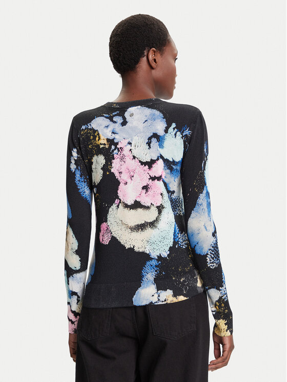 Desigual Desigual Пуловер Nenufar Lacroix 25WWJF46 Цветен Regular Fit
