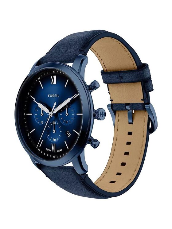 Fossil Fossil Zegarek FS6168 Niebieski