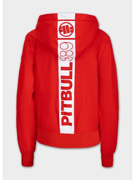 PITBULL PITBULL Kurtka przejściowa Aaricia Hilltop Czerwony Regular Fit