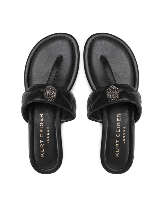 Kurt Geiger Flip flop Kensington T-Bar Sandal 8651400109 Negru