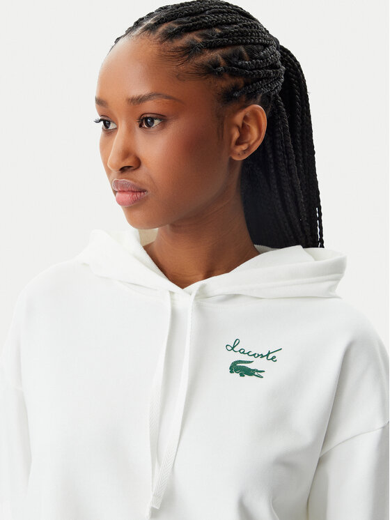 Lacoste Lacoste Світшот SF2649 Білий Relaxed Fit
