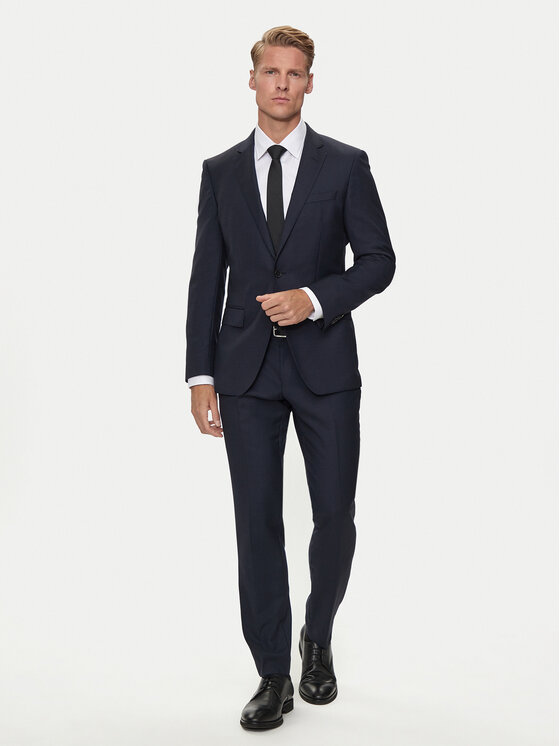 Boss Uzvalks Huge6/Genius5 50411992 Tumši zils Slim Fit