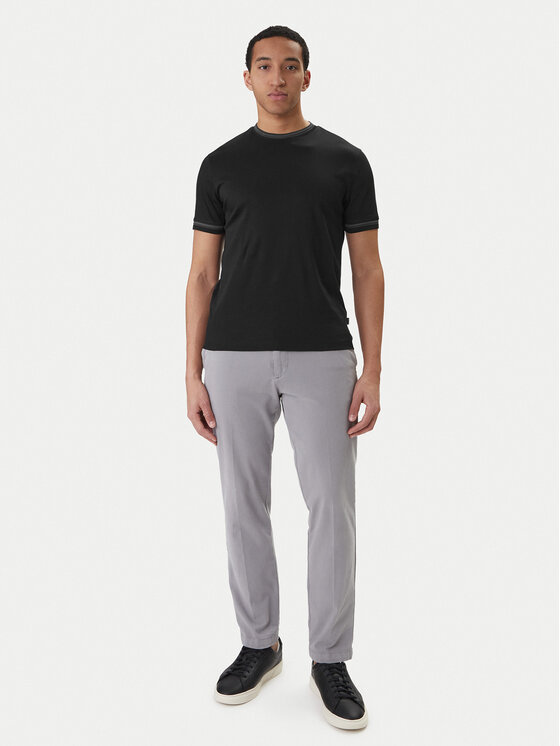 BOSS BOSS T-Shirt H-Tessler 202 50554536 Czarny Slim Fit