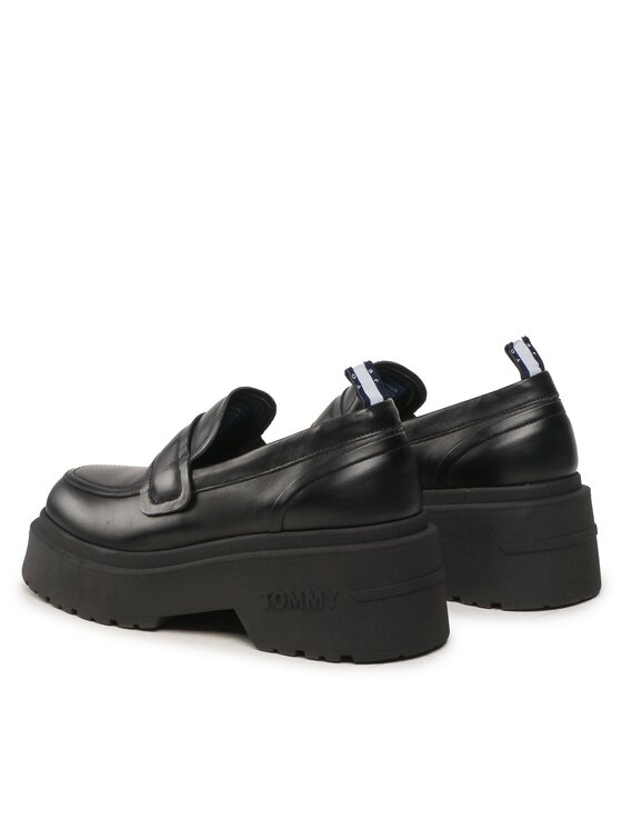 Tommy Jeans Tommy Jeans Loafersy Tjw Ava Loafer EN0EN02218 Czarny