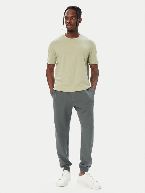 BOSS BOSS T-shirt Tchup 50473278 Verde chiaro Regular Fit