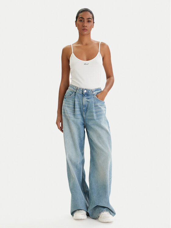 KARL LAGERFELD KARL LAGERFELD Souprava topů B1W47021 Černá Slim Fit