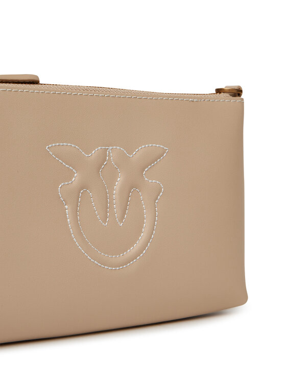 PINKO PINKO Torebka Flat Horizontal Mini PE 25 PCPL 104277 A2AN Beżowy