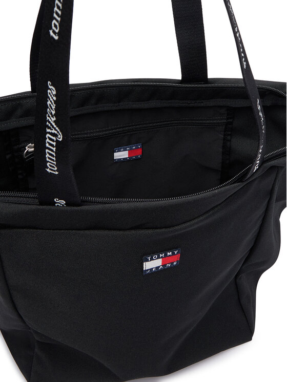 Tommy Jeans Tommy Jeans Дамска чанта Tjw Ess Daily Tote AW0AW18771 Черен