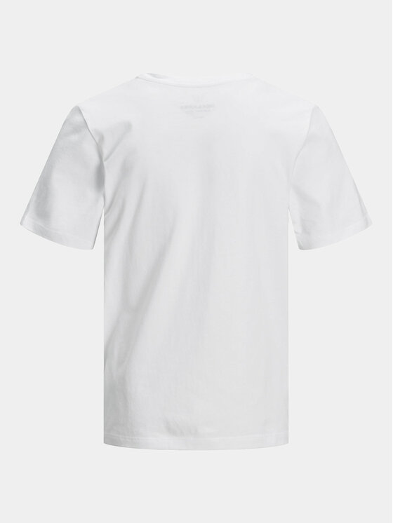 Jack&Jones Junior Jack&Jones Junior Majica Organic Basic 12158433 Bela Regular Fit