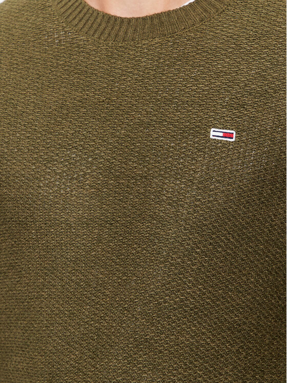 Tommy Jeans Tommy Jeans Sweter DM0DM15060 Zielony Regular Fit