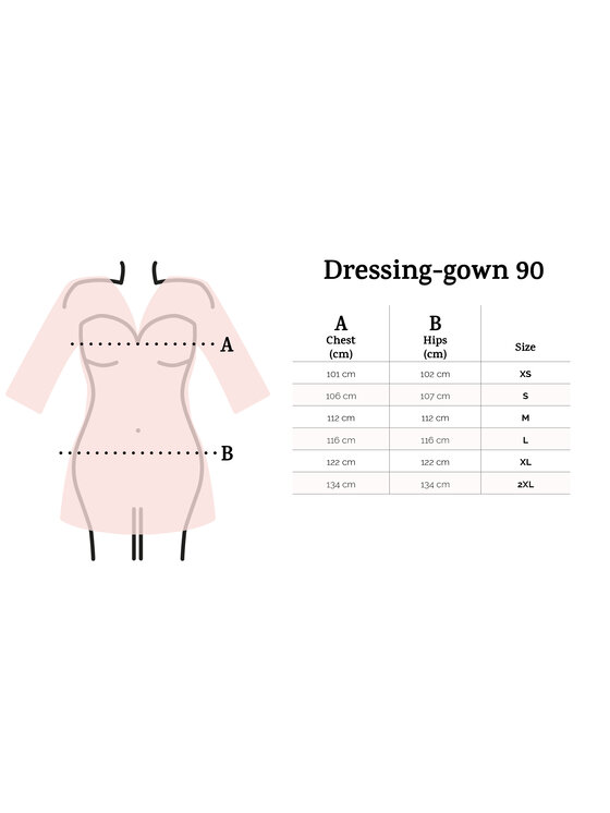 DKaren Lingerie DKaren Lingerie Szlafrok 90 Écru