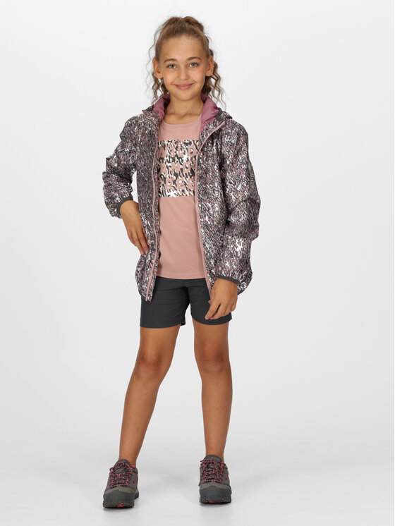 Regatta Regatta Regenjacke Printed Lever RKW176 Rosa Regular Fit
