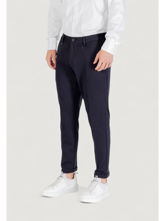 Antony Morato Antony Morato Παντελόνι κοστουμιού ASHE SUPER SKINNY FIT IN TWILL Μπλε Skin Fit