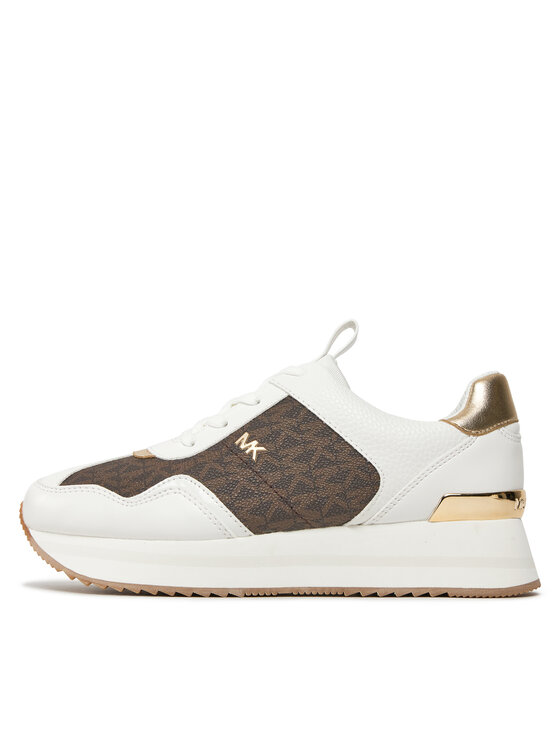 MICHAEL Michael Kors MICHAEL Michael Kors Sneakersy Raina Trainer 43R4RNFSAB Brązowy