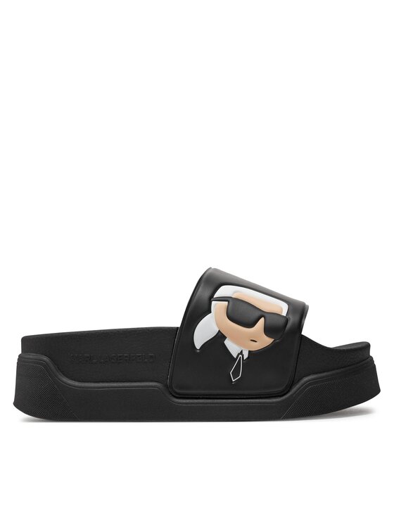 KARL LAGERFELD KARL LAGERFELD Papucs KL88808N Fekete