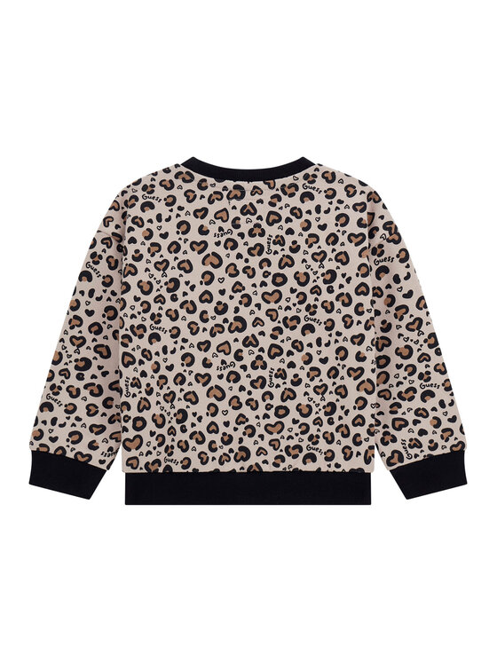 Guess Guess Mikina K5BQ03 KAD74 Béžová Relaxed Fit