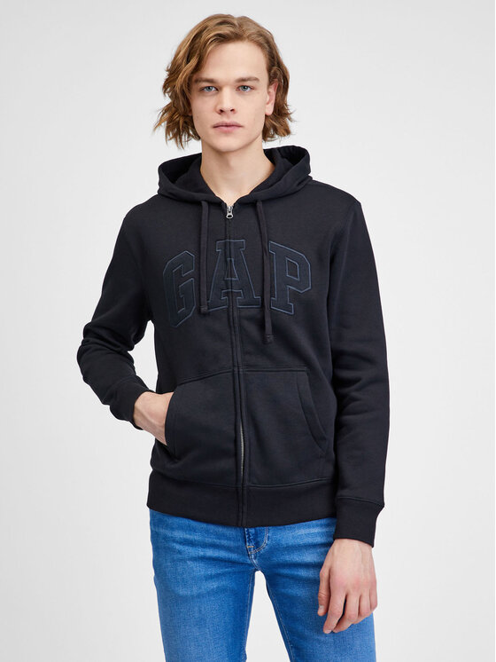 Gap Gap Суитшърт 499917-06 Черен Regular Fit