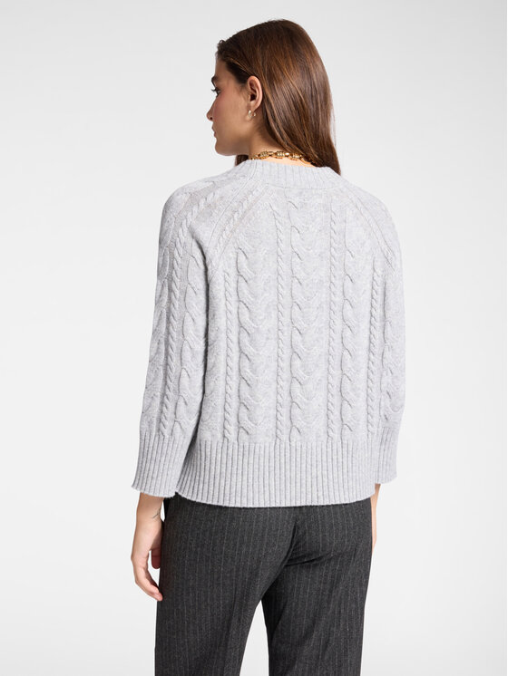 Elena Mirò Elena Mirò Cardigan M412Z000537N003 Grigio Boxy Fit