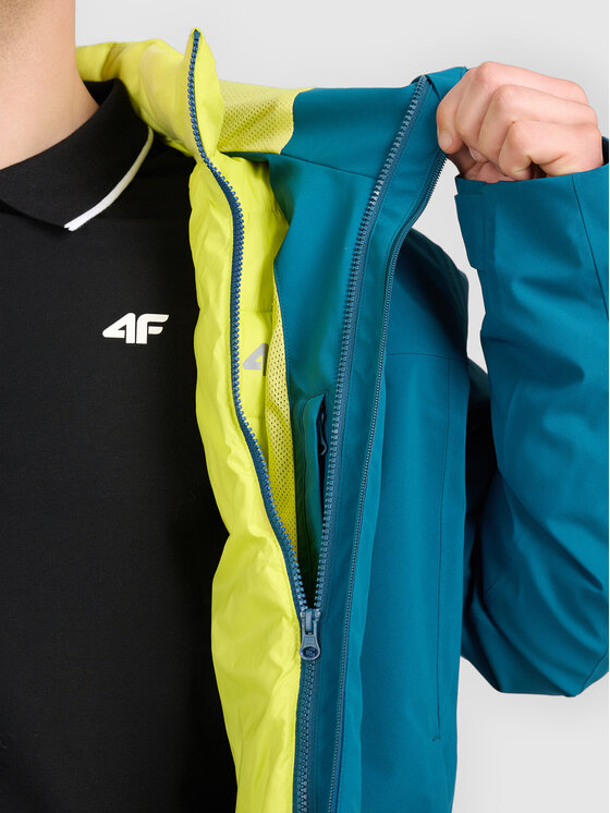 4F 4F Kurtka zimowa 4FWAW26TTJAM1217-030S Granatowy Active Fit