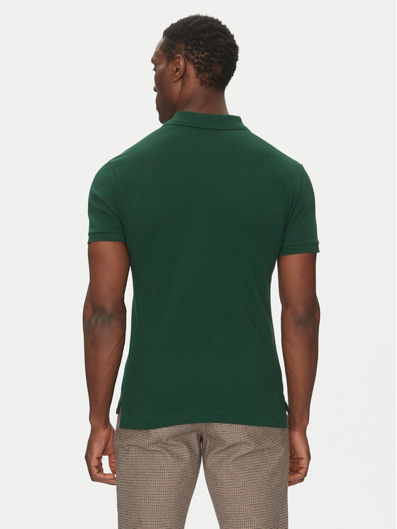 Polo Ralph Lauren Polo Ralph Lauren Тениска с яка и копчета Core Replen 710795080 Зелен Slim Fit