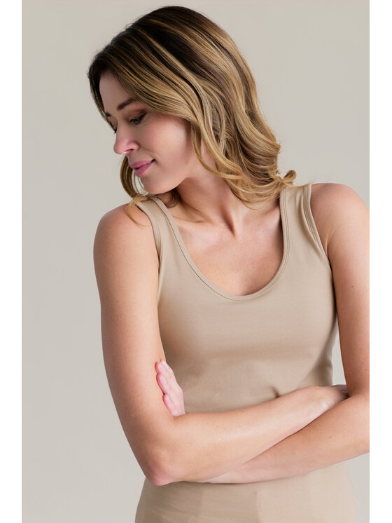 Lancerto Lancerto Top Lavena TS073226000023 Beżowy Regular Fit
