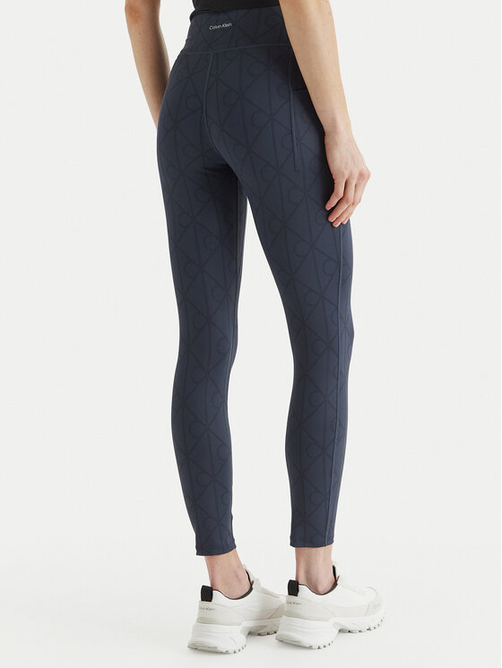 Calvin Klein Performance Calvin Klein Performance Legíny LVGWS6L645 Tmavomodrá Slim Fit