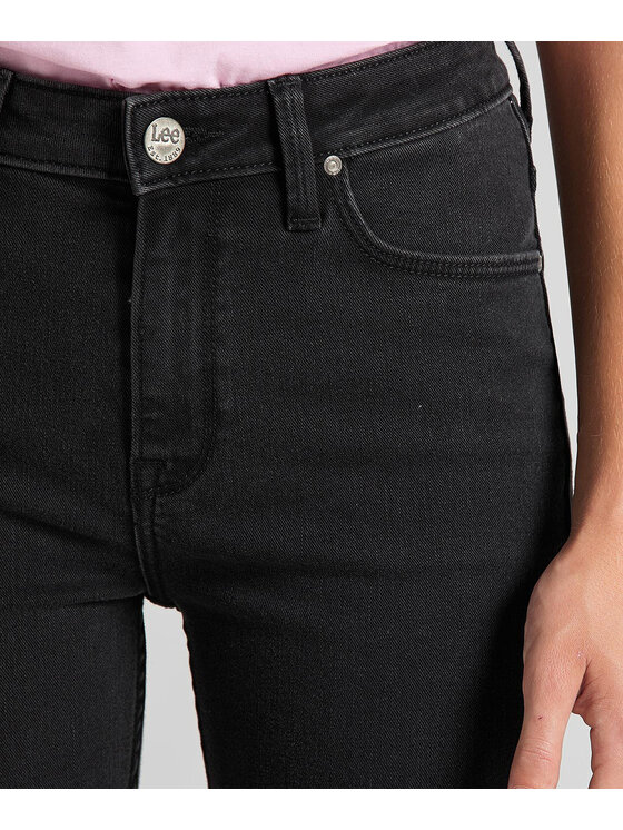 Lee Lee Jeansy L626SHMY Czarny Skinny Fit