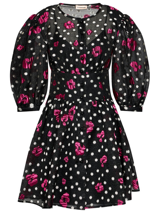 Custommade Custommade Коктейлна рокля Luina 212395414 Черен Regular Fit