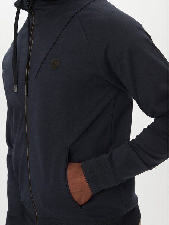 BOSS BOSS Pulóver Saggy 50530969 Sötétkék Regular Fit